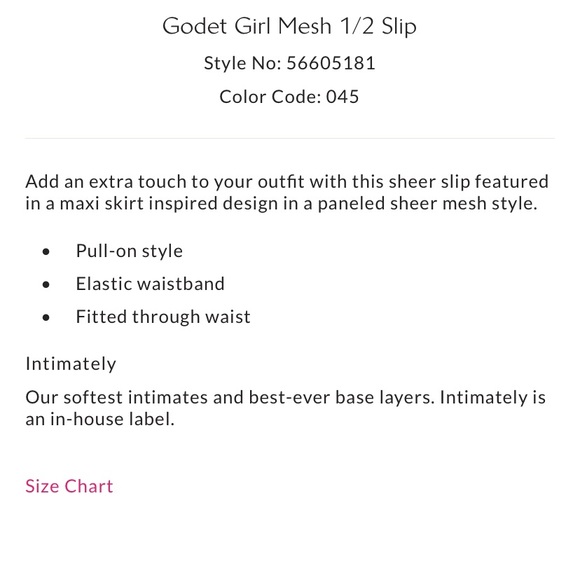 Free People Intimately Godet Girl Light Blue (Sea Washed) Mesh 1/2 Slip - Picture 4 of 6